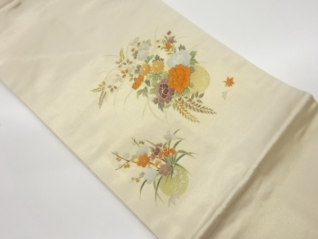 花籠模様名古屋帯